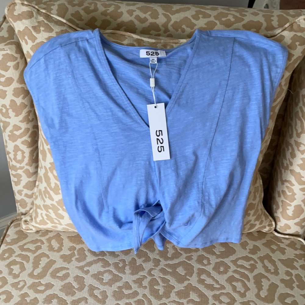 NWT womens 525 America cotton cropped top XS